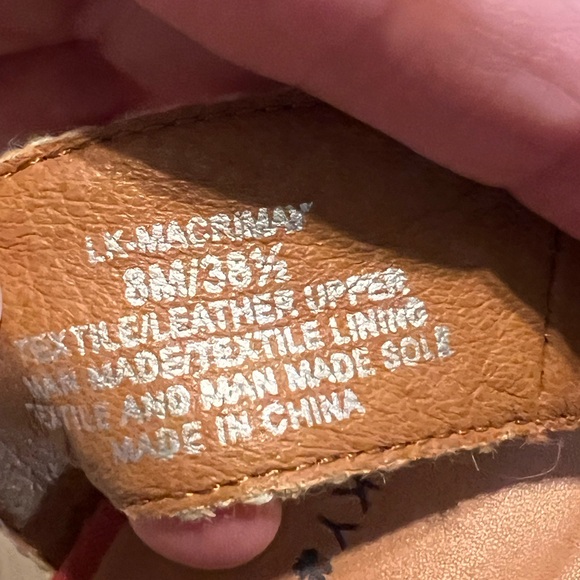 Lucky Brand Red and Tan Women's Sandals - Picture 7 of 7